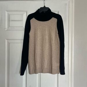 Vince Women's XS Multicolor Cashmere Turtleneck Sweater Long Sleeve